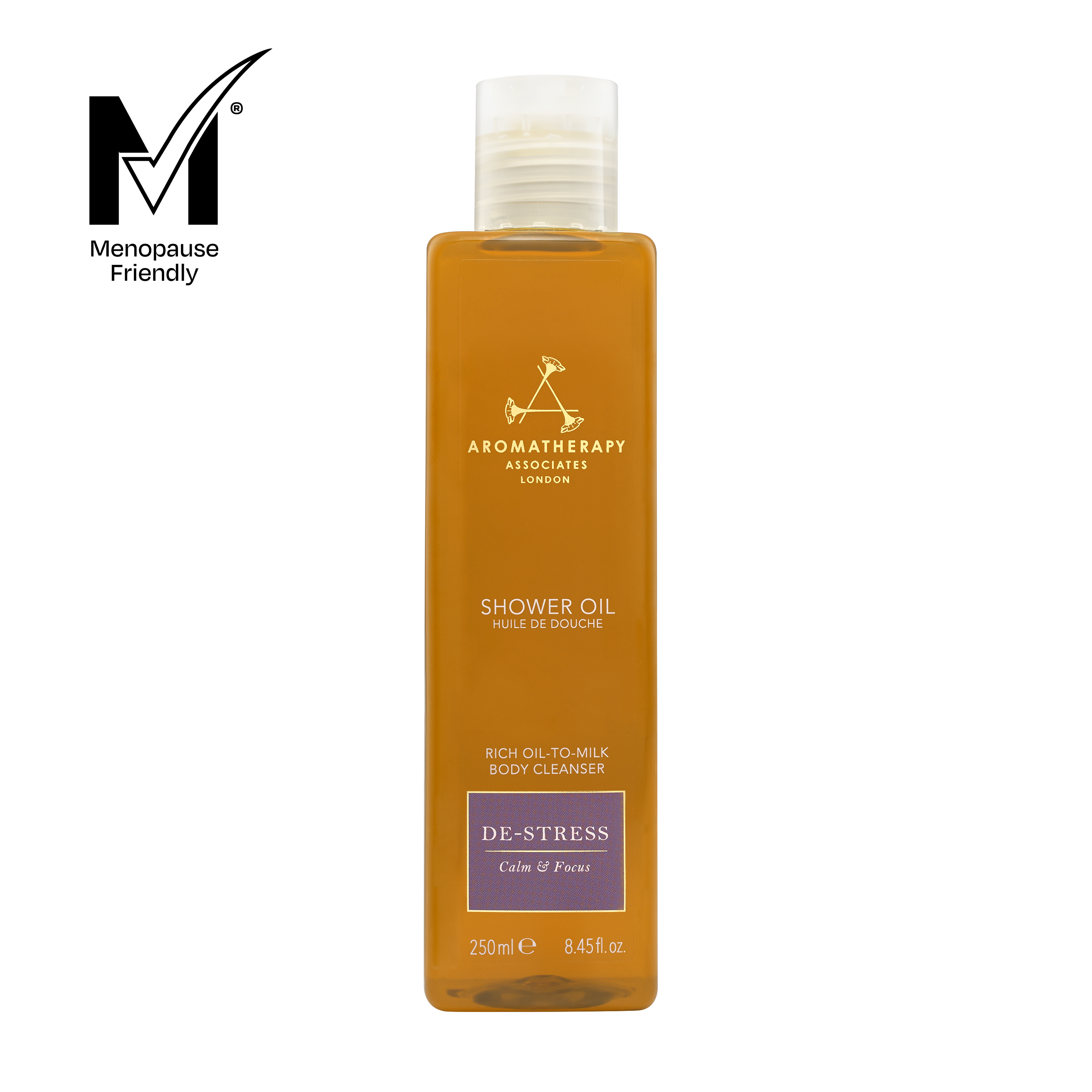 De-Stress Mind Shower Oil 250ml | Aromatherapy Associates