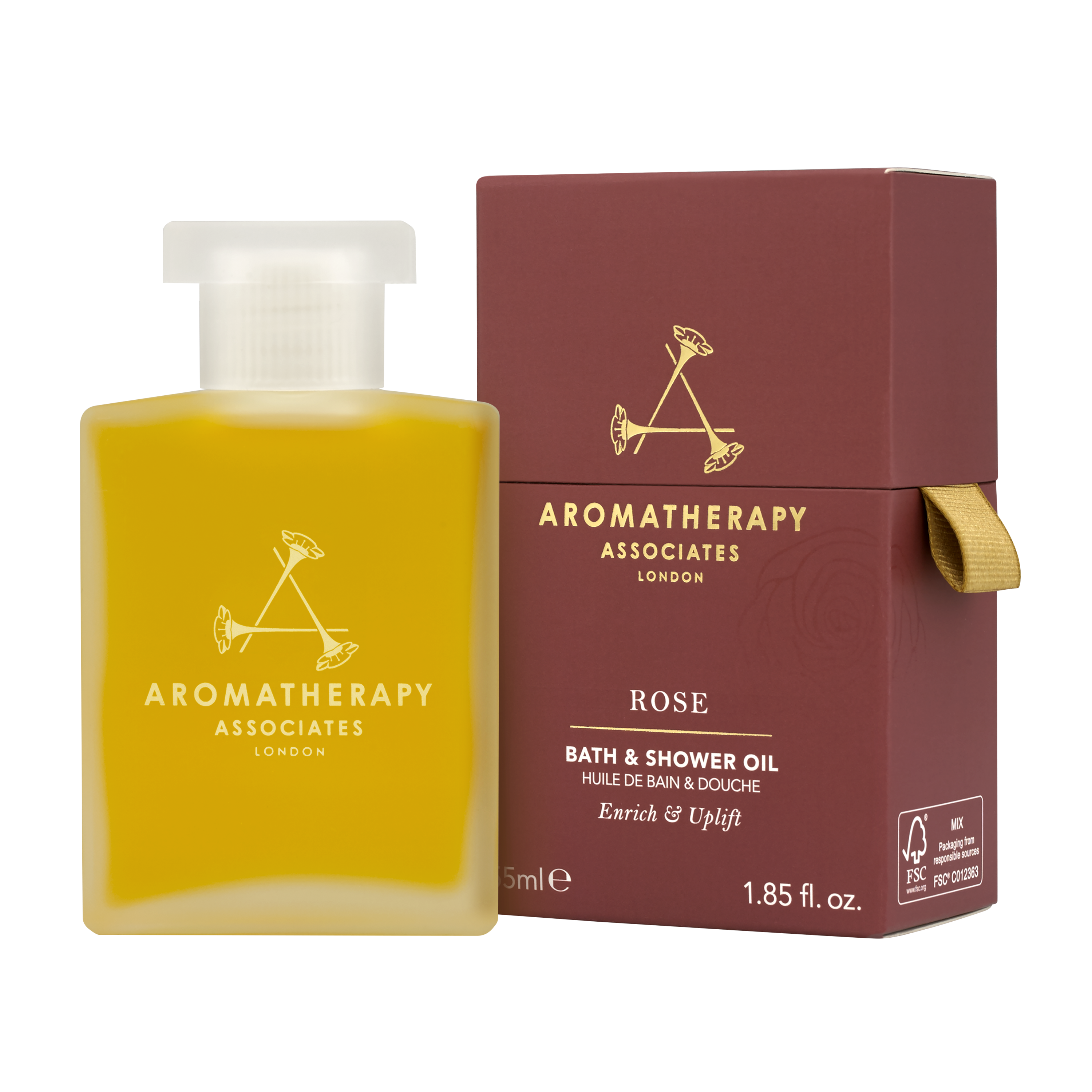 Rose Bath & Shower Oil 55ml by Aromatherapy Associates