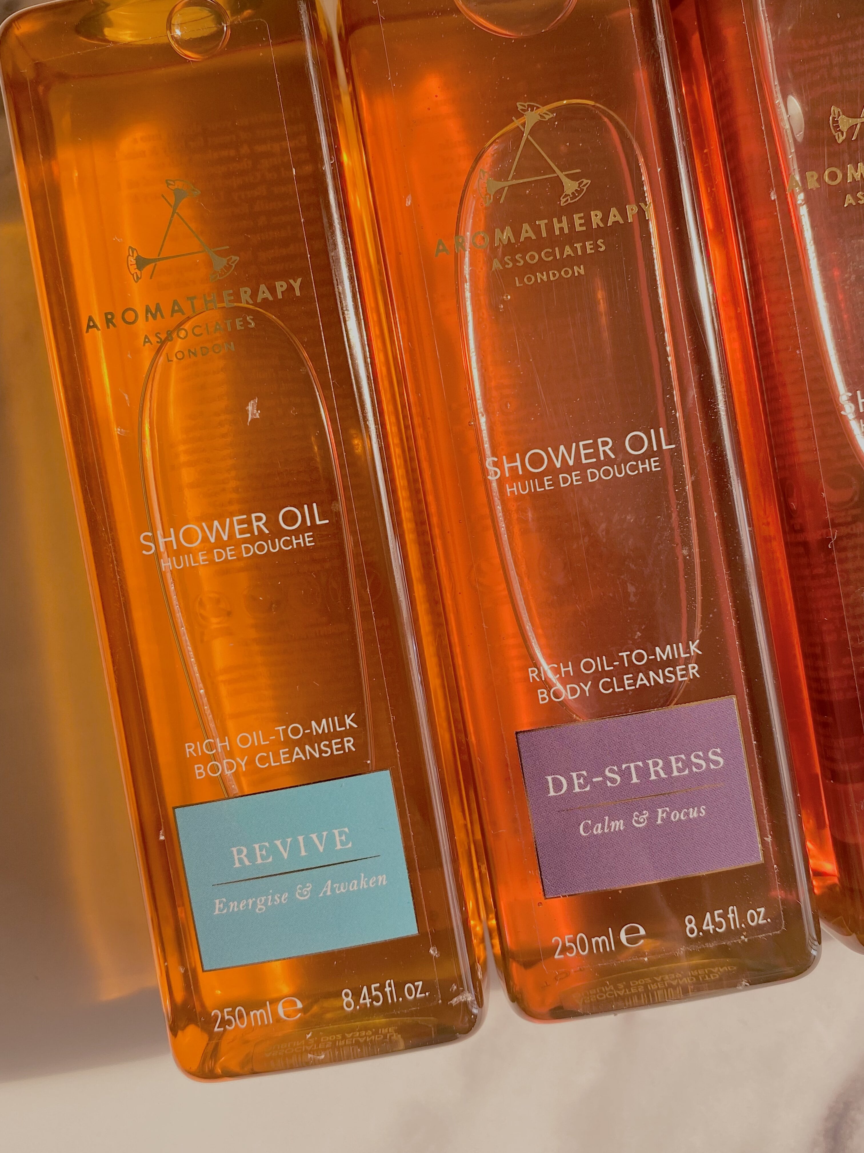 Revive and De-Stress Shower Oil from Aromatherapy Associates