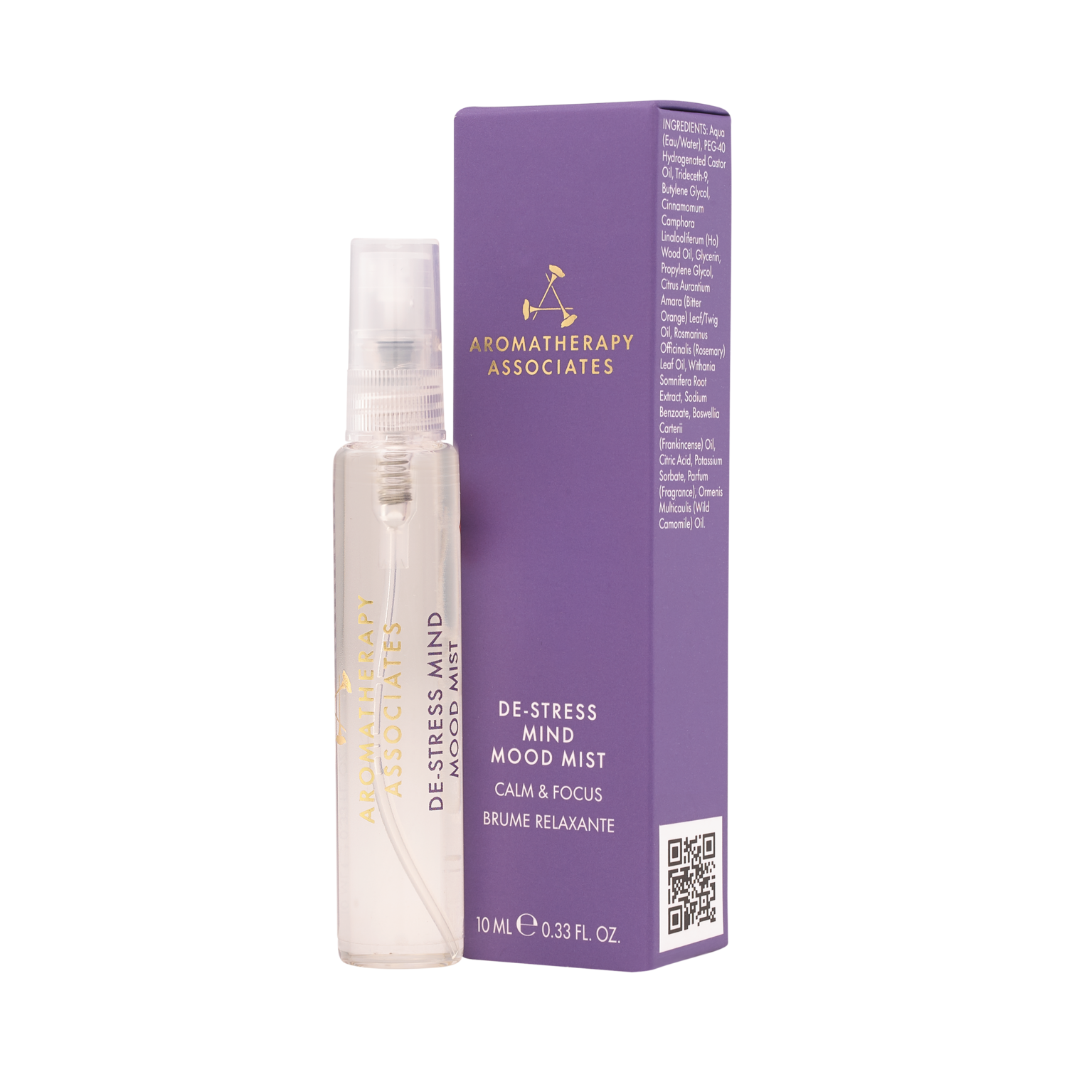 Travel De-Stress Mind Mood Mist 10ml