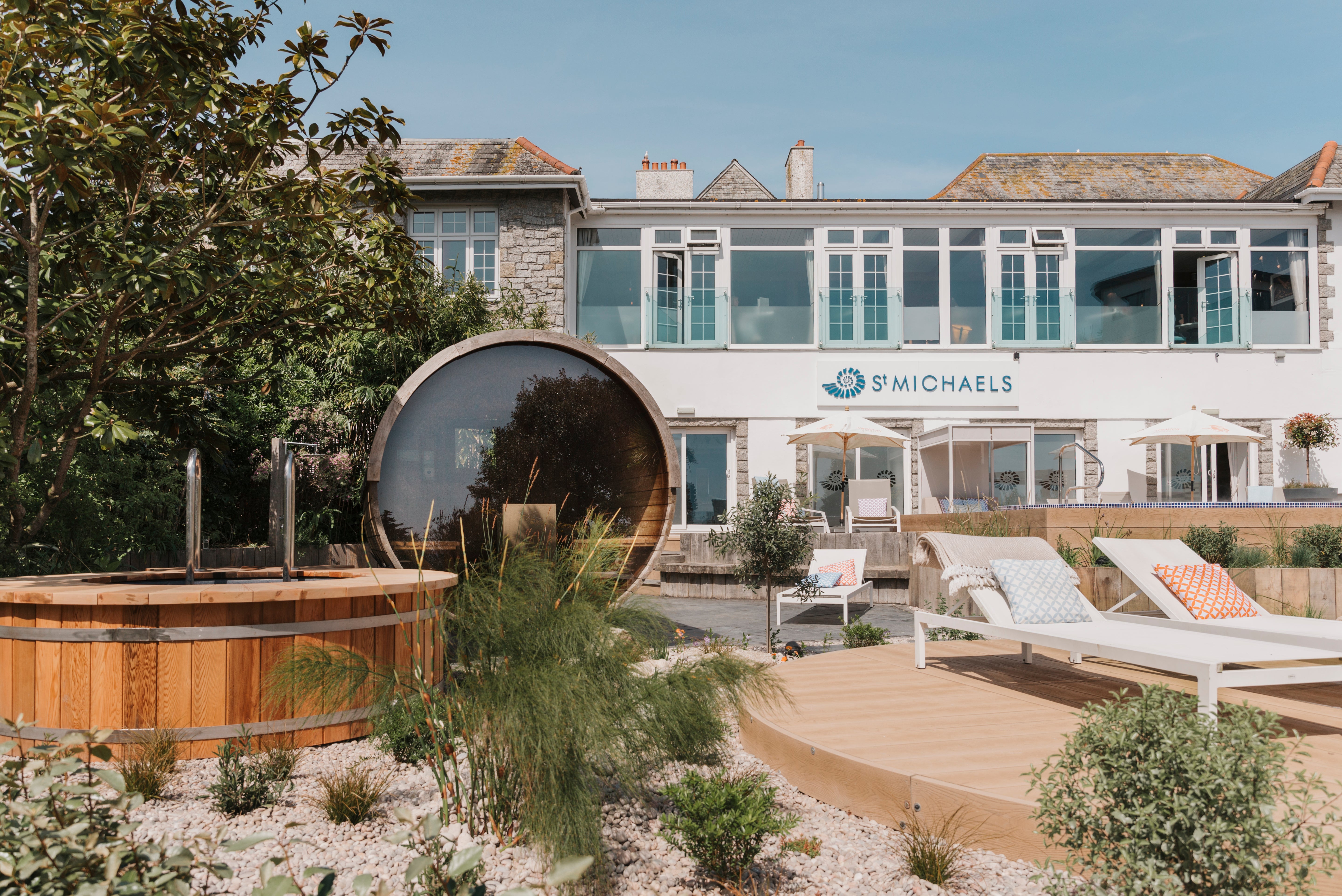 St Michaels Spa outdoor area