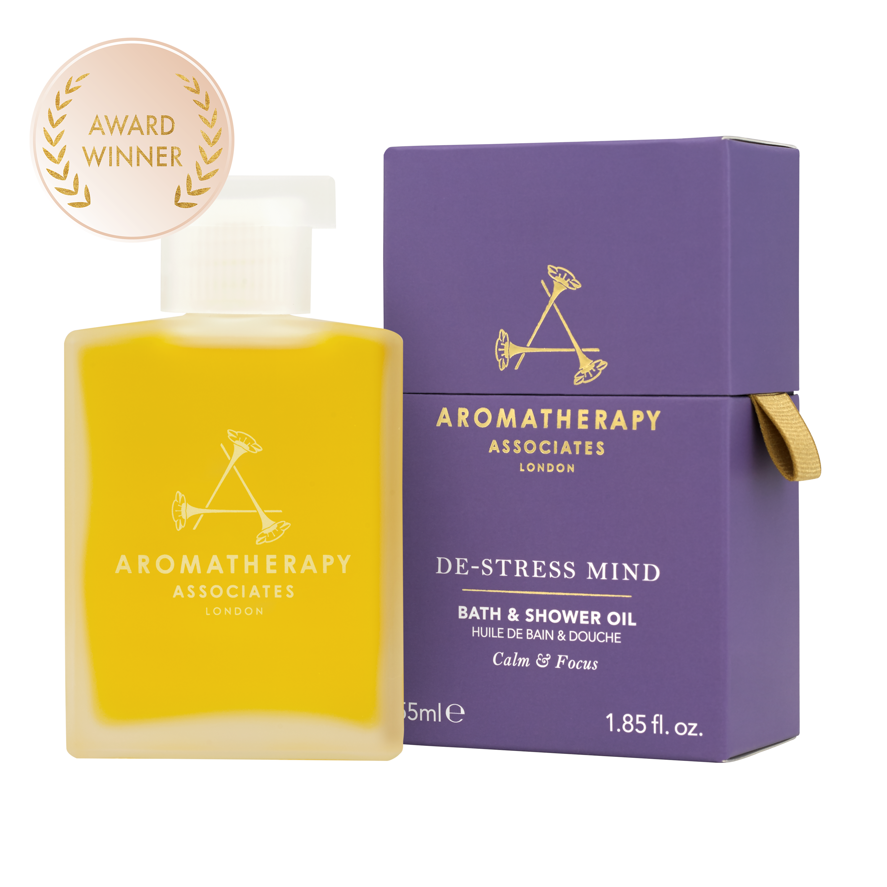 De-Stress Mind Bath Shower Oil 55ml