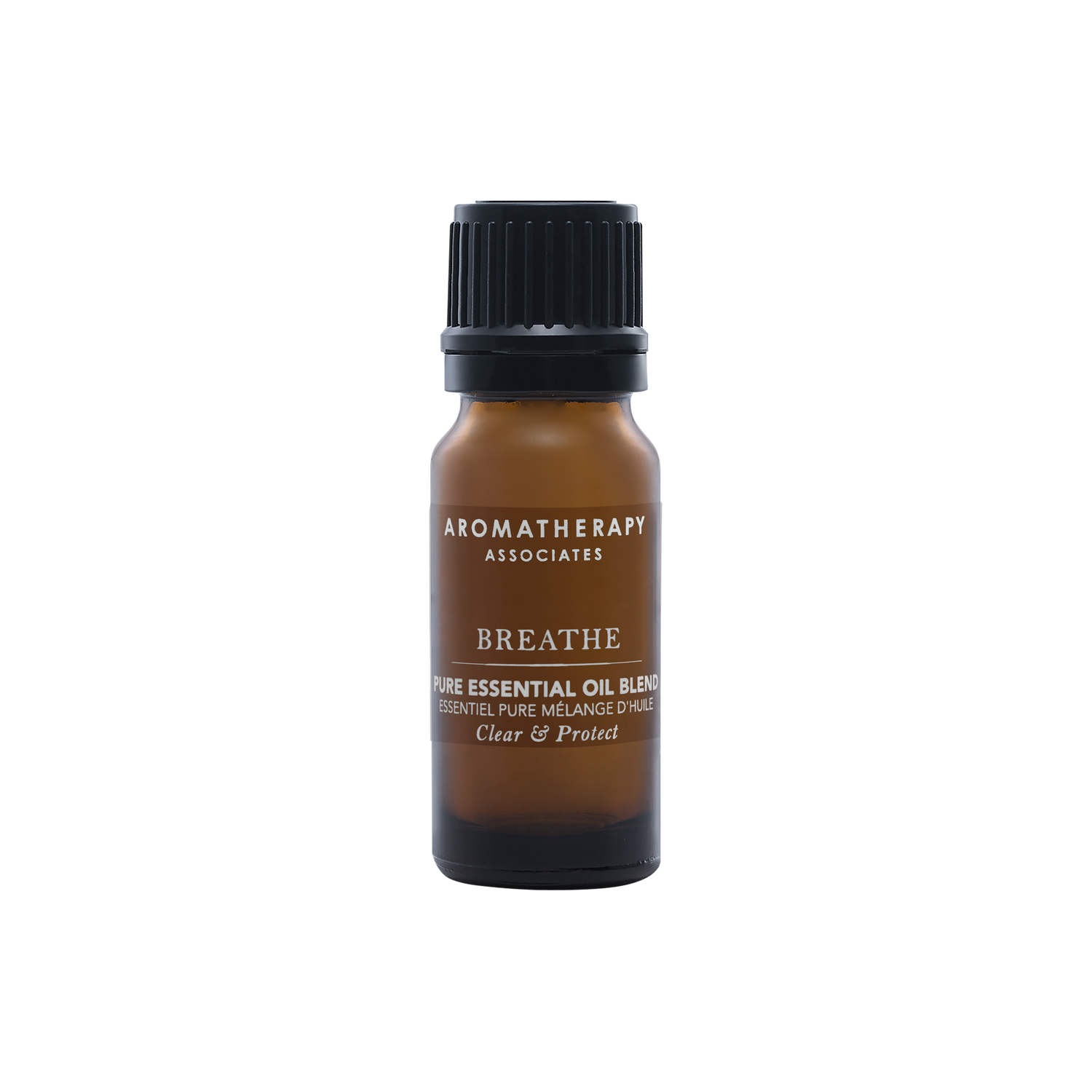 Aromatherapy Associates Breathe essential oil bottle on a white background