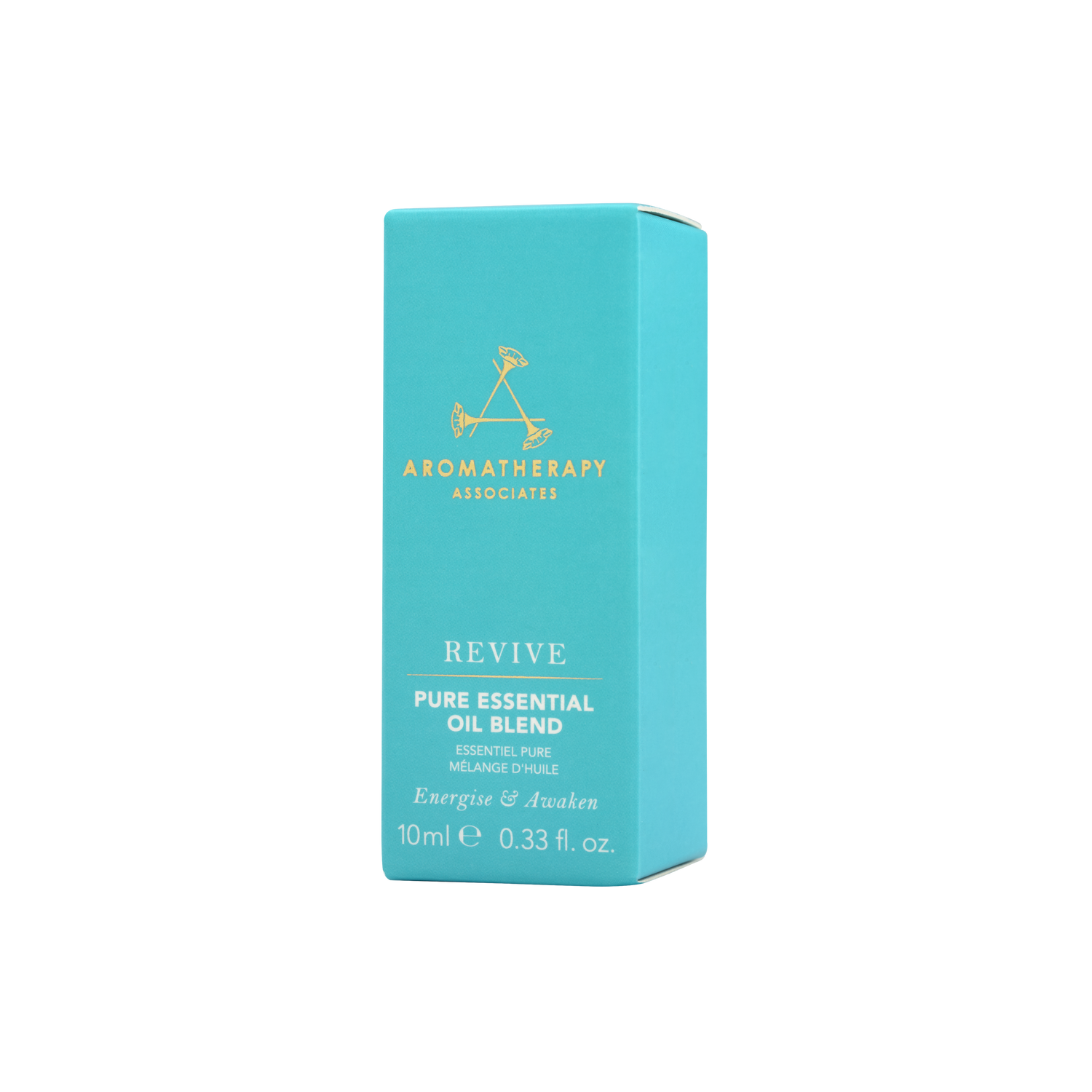 Aromatherapy Associates Revive pure essential oil blend packaging on a white background