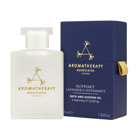 Support &amp Peppermint Bath &amp Shower Oil