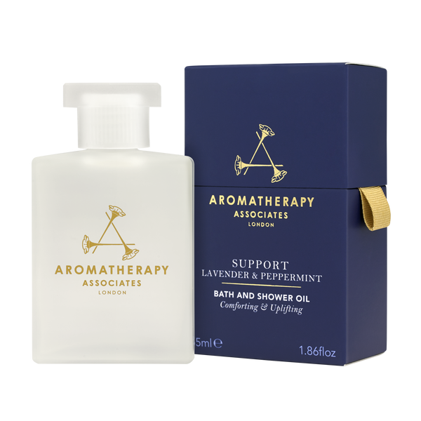 Support Lavender & Peppermint Bath & Shower Oil 55ml by Aromatherapy Associates