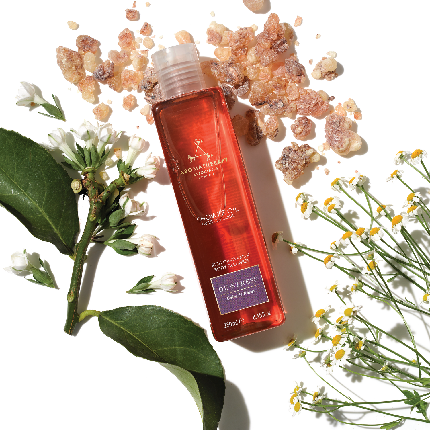 De-Stress Mind Shower Oil 250ml Aromatherapy Associates